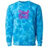 Unisex Midweight Tie-Dyed Crewneck Sweatshirt Thumbnail